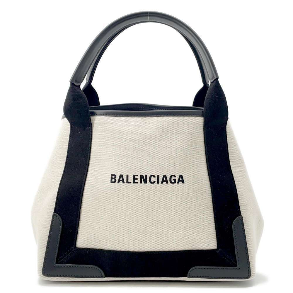 Balenciaga Tote Bag Navy Blue Cabas Pouch